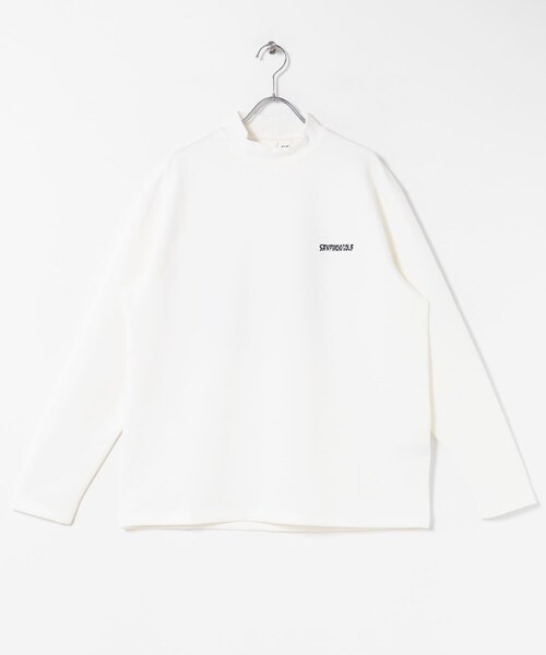 URBAN RESEARCH Sonny Label（アーバンリサーチサニーレーベル）の「OOPS×RYUAMBE 　モックネックロングTシャツ（Tシャツ/カットソー・メンズ・OFF/BLACK/GREEN・M/L/XL）」の14枚目の写真