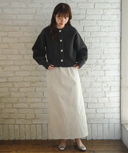 URBAN RESEARCH Sonny Label（アーバンリサーチサニーレーベル）の「ドットアソートストレートスカート（スカート・レディース・ドット/チャコール/アイボリー・FREE）」の8枚目の写真