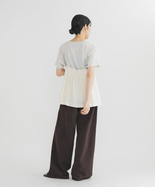 KBF（ケイビーエフ）の「タックフレアビスチェ（その他トップス・レディース・IVORY/BLACK/ACIDKHAKI・One）」の11枚目の写真