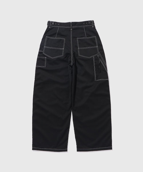 ADAM ET ROPE'（アダムエロペ）の「《別注》【Product Twelve/プロダクト トゥエルブ】Double Knee PT12 Work Trousers（カーゴパンツ・メンズ・ブラック/ブラック系・2/3）」の14枚目の写真
