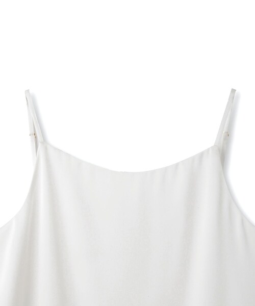 ROPE'（ロペ）の「サテンコンビジャージーキャミソール/イージーケア（キャミソール・レディース・ブラック/オフホワイト・F）」の5枚目の写真