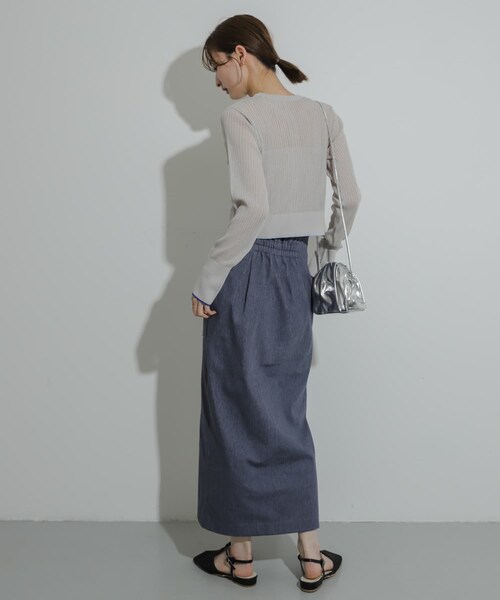 SENSE OF PLACE by URBAN RESEARCH（センスオブプレイスバイアーバンリサーチ）の「Tストラップメッシュサンダル（その他シューズ・レディース・BLACK/SILVER/GOLD・S/M/L）」の10枚目の写真