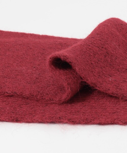 RODE SKO（ロデスコ）の「ショートマフラー（マフラー・レディース・RED/GRAY/IVORY・one）」の10枚目の写真