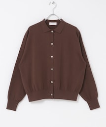 かぐれ | コットンポロニットカーディガン(ニット/セーター)