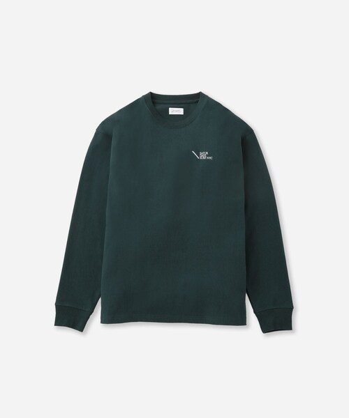 Saturdays NYC（サタデーズ ニューヨークシティ ）の「Max Weight Relaxed Surf LS Tee（Tシャツ/カットソー・レディース・ブラック/キナリ/グリーン・L/M/S/XL）」の17枚目の写真