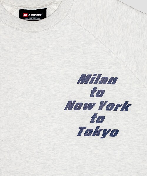 URBAN RESEARCH（アーバンリサーチ）の「LOTTO　M/N/T LOGO SWEAT PULLOVER（スウェット・メンズ・GRAY/NAVY/BLACK・M/L/XL/XXL）」の18枚目の写真