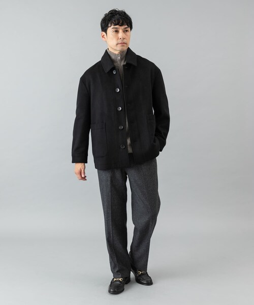 URBAN RESEARCH ROSSO(アーバンリサーチロッソ)の「スーパー100 シングルPコート(その他アウター・メンズ・CHARCOAL/NAVY/BLACK・M/L)」の7枚目の写真