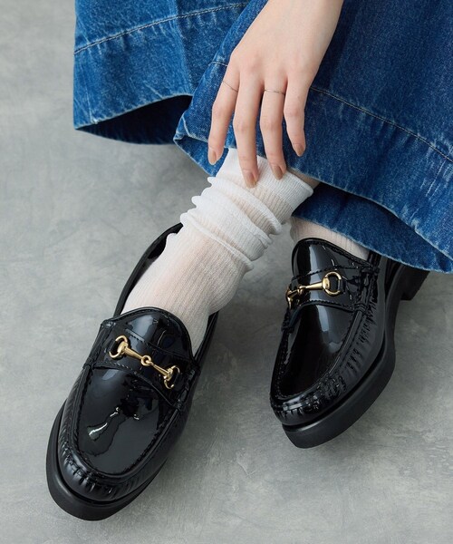 ROPE'(ロペ)の「【J'aDoRe・店舗限定】【CASTELLANO(カステラーノ)】パテントローファー(ローファー・レディース・ブラック・36/36.5/37/37.5)」の5枚目の写真