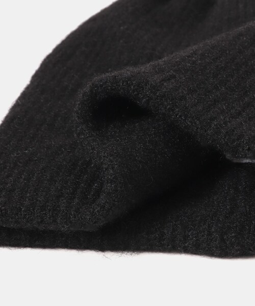URBAN RESEARCH DOORS（アーバンリサーチドアーズ）の「リブ編みビーニー（ニットキャップ/ビーニー・レディース・BEIGE/CHARCOAL/BLACK・one）」の9枚目の写真