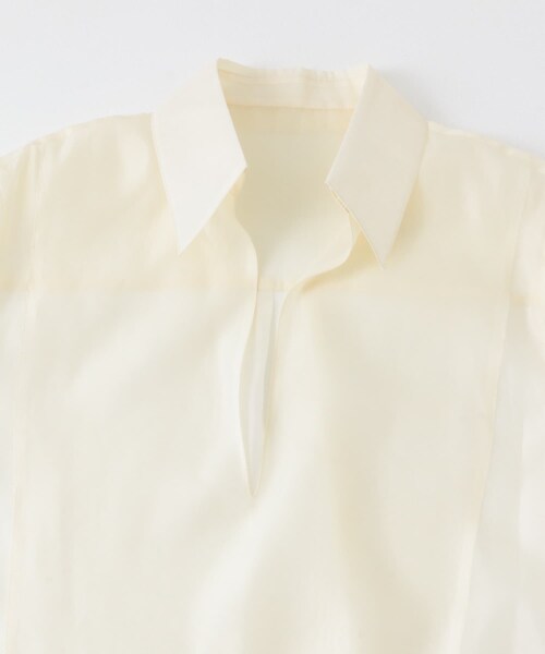 URBAN RESEARCH ROSSO（アーバンリサーチロッソ）の「シアースキッパーロングシャツ（シャツ/ブラウス・レディース・ivory/blue・FREE）」の12枚目の写真