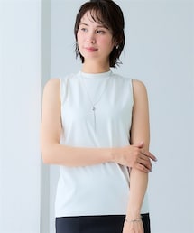 nissen | 【選べる2タイプ】透け対策シルケット加工ダブルフロントタンクトップ<大きいサイズ有>(キャミソール)