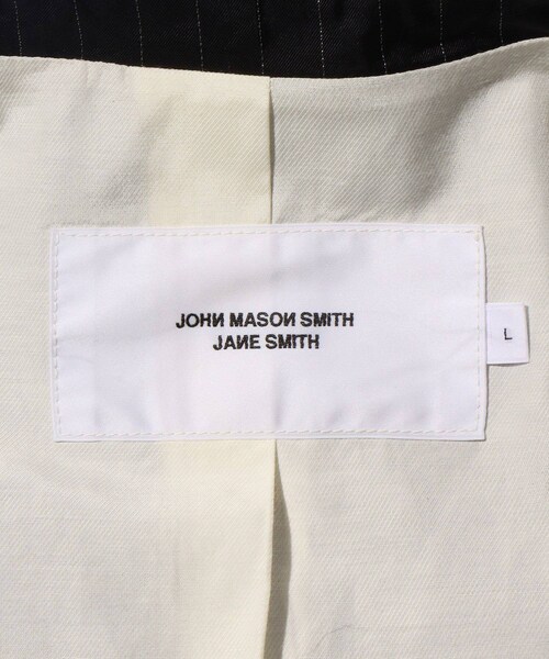 ADAM ET ROPE'(アダムエロペ)の「【JOHN MASON SMITH/ジョン メイソン スミス】WASHED CUPRO OVERSIZED 2B TAILORED JACKET(テーラードジャケット・メンズ・ブラック系・L/M/S)」の14枚目の写真