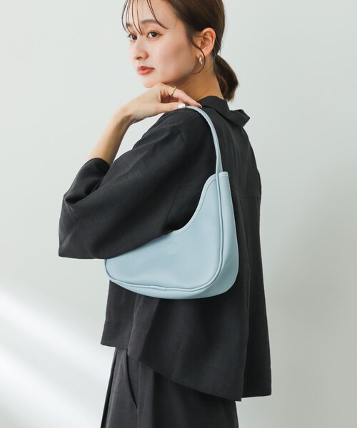 SENSE OF PLACE by URBAN RESEARCH（センスオブプレイスバイアーバンリサーチ）の「ラウンドハンドバッグ（ハンドバッグ・レディース・BLUE/IVORY/BLACK・one/One）」の3枚目の写真