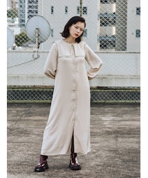 jouetie | スクエアカラーロングワンピース(ワンピース)