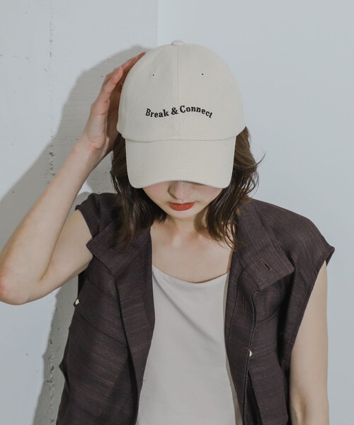 SENSE OF PLACE by URBAN RESEARCH（センスオブプレイスバイアーバンリサーチ）の「ロゴキャップ（キャップ・レディース・NAVY/IVORY・one）」の6枚目の写真