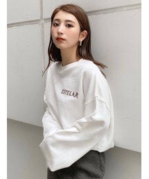 EMODA | アップネックショートプルオーバー(Tシャツ/カットソー)