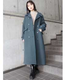 MURUA | ダブルマキシチェスターコート(チェスターコート)