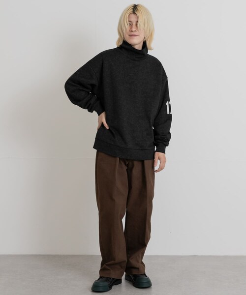 THE GOODLAND MARKET（ザグッドランドマーケット）の「TONY　LA turtle neck fleece SWEAT（スウェット・メンズ・BLK/GRY・M/L）」の14枚目の写真