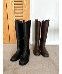 Ungrid | ワイドロングブーツ(ブーツ)