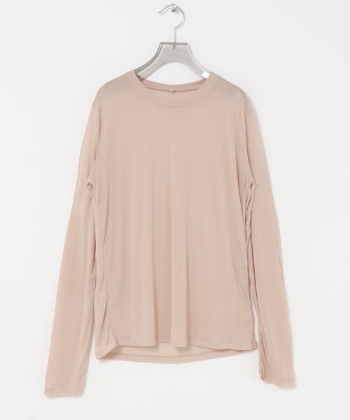 URBAN RESEARCH(アーバンリサーチ)の「BASERANGE LONG SLEEVE T-SHIRTS(Tシャツ/カットソー・レディース・BLACK/OCULAR/HAPTIC・S)」の12枚目の写真