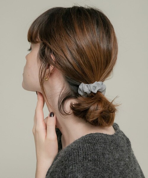 URBAN RESEARCH Sonny Label（アーバンリサーチサニーレーベル）の「チュールミニシュシュ（ヘアゴム・レディース・ピンク/グレー/ブラック・One）」の9枚目の写真