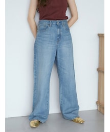 Ungrid | ハイウエストオーガニックコットンルーズデニム(デニムパンツ)