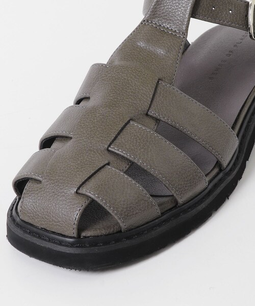 SENSE OF PLACE by URBAN RESEARCH(センスオブプレイスバイアーバンリサーチ)の「トラックソールグルカサンダル(サンダル・メンズ・BLACK/CHARCOAL/BROWN・26.5/27.5)」の12枚目の写真