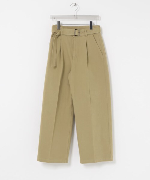 URBAN RESEARCH(アーバンリサーチ)の「『3サイズ展開』ベルト付きタックワイドチノパンツ(チノパンツ・レディース・L.BEIGE/BEIGE・36/38/40)」の14枚目の写真