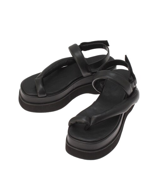 ELENDEEK（エレンディーク）の「THONG SANDAL（サンダル・レディース・オフホワイト/ブラック/ベージュ・37/38）」の7枚目の写真