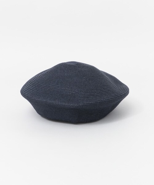 URBAN RESEARCH DOORS(アーバンリサーチドアーズ)の「ORCIVAL PAPER BELET(ハンチング/ベレー帽・レディース・NAVY/BEIGE・one)」の4枚目の写真