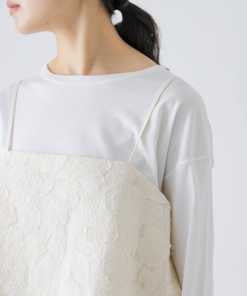 かぐれ(カグレ)の「カッティング刺繍キャミソール(キャミソール・レディース・IVORY・Free)」の13枚目の写真