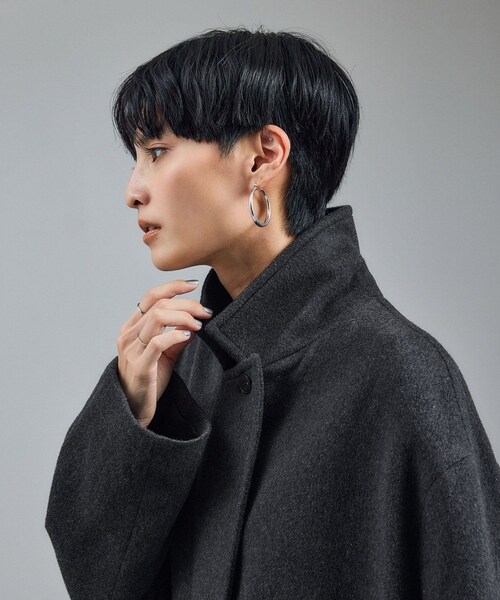 ADAM ET ROPE'(アダムエロペ)の「ピュアカシミヤナロートレンチコート(トレンチコート・レディース・キャメル/チャコール・F)」の19枚目の写真