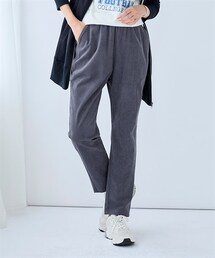 nissen | 大きいサイズ カットコーデュロイイージーパンツ（ゆったり太もも）(パンツ)
