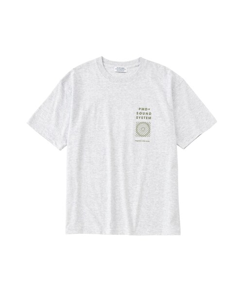 bonjour records(ボンジュールレコーズ)の「POET MEETS DUBWISE/ポエトミーツダブワイズ PMD+SOUND SYSTEM T-Shirt(Tシャツ/カットソー・レディース・グレー/ホワイト・L/M/XL)」の5枚目の写真