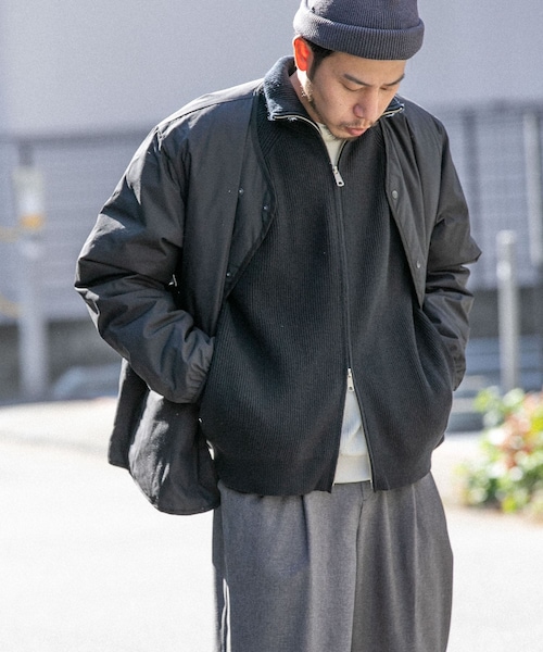 nanamica　Reversible Down Cardigan