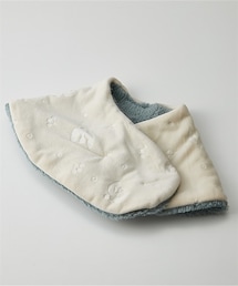 ベロア調トリ柄型押しマフラー