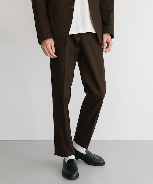 URBAN RESEARCH（アーバンリサーチ）の「URBAN RESEARCH Tailor　アーバンアスレチックモールスキンパンツ（スラックス・メンズ・BROWN/NAVY/GRAY・S/M/L）」の2枚目の写真