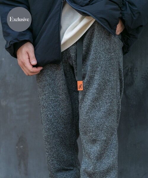 URBAN RESEARCH ROSSO（アーバンリサーチロッソ）の「『XLサイズあり』『別注』Gramicci　ボンディングフリースジョガーパンツ（その他パンツ・メンズ・BLACK/CHARCOAL/GRAY・S/M/L/XL）」の4枚目の写真