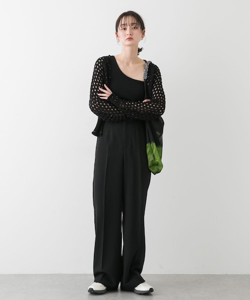 SENSE OF PLACE by URBAN RESEARCH(センスオブプレイスバイアーバンリサーチ)の「パラコードハンドルメッシュバッグ(ショルダーバッグ・レディース・L.PINK/BLACK・one)」の8枚目の写真