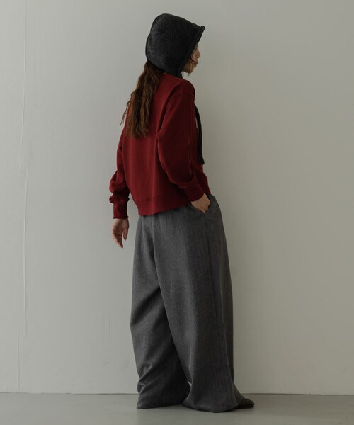 URBAN RESEARCH Sonny Label（アーバンリサーチサニーレーベル）の「メッセージロゴスウェットプルオーバー（スウェット・レディース・チャコール/オートミール/チェリーブラウン・Free）」の20枚目の写真