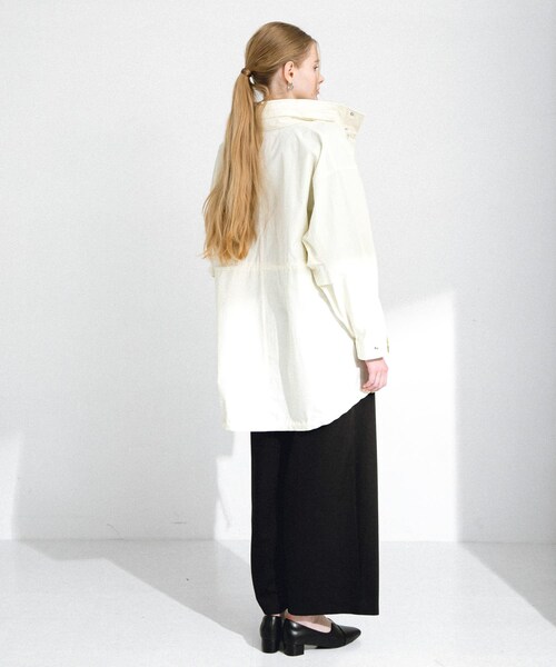 URBAN RESEARCH Sonny Label（アーバンリサーチサニーレーベル）の「ミリタリーナイロンブルゾン（ブルゾン・レディース・チャコール/アイボリー/カーキ・FREE）」の11枚目の写真