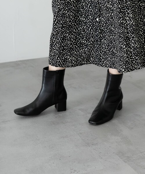 URBAN RESEARCH（アーバンリサーチ）の「『MADE IN JAPAN』スクエアトゥブーツ（ブーツ・レディース・IVORY/BLACK/BROWN・36/37/38）」の16枚目の写真