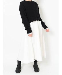 Ungrid | バックレースアップニットセットワンピース(ワンピース)