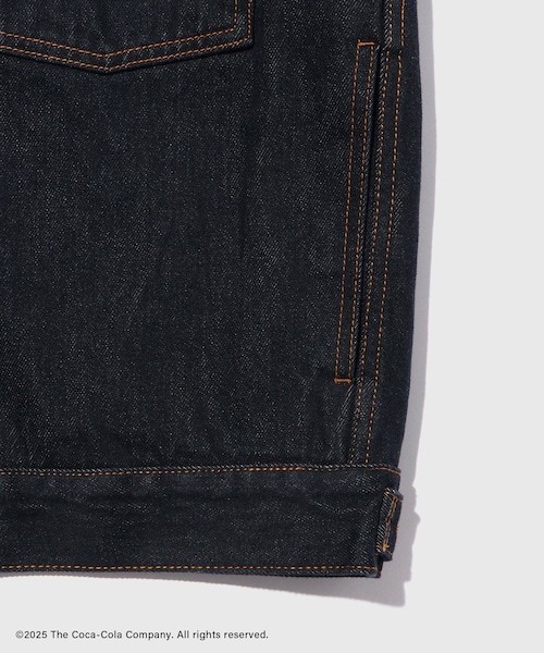 ADAM ET ROPE'（アダムエロペ）の「【Coca-Cola】デニムジャケット / ADAM ET ROPE' JEANS -PERS-（デニムジャケット・メンズ・ネイビー・L/M/S）」の19枚目の写真