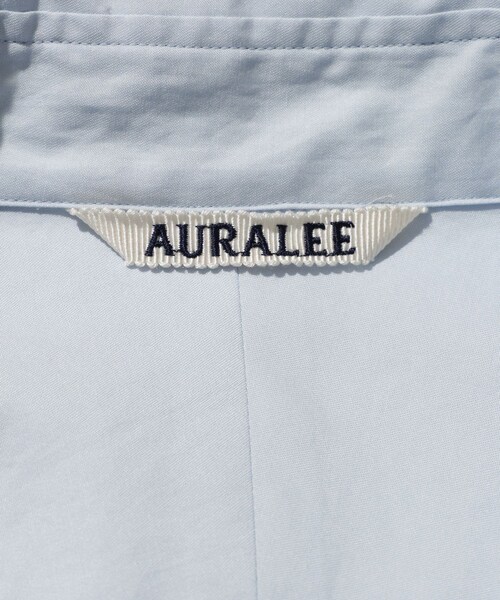 ADAM ET ROPE'（アダムエロペ）の「【AURALEE/オーラリー】WASHED FINX TWILL SHIRT（シャツ/ブラウス・メンズ・ホワイト/ベージュ/カーキ/ブルー系・3/4/5）」の20枚目の写真