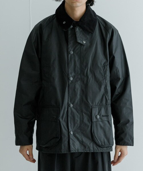 URBAN RESEARCH（アーバンリサーチ）の「Barbour　BEDALE WAX JACKET（ブルゾン・メンズ・SAGE/BLACK・36/38/40/42）」の4枚目の写真