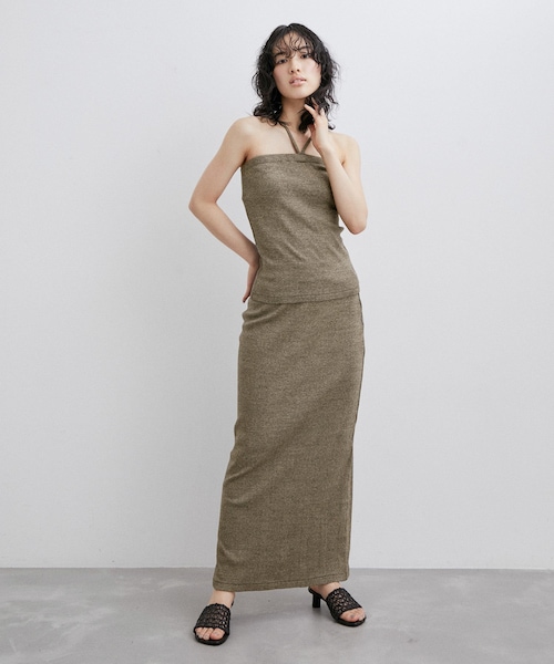 ADAM ET ROPE'（アダムエロペ）の「【Miller for ADAM ET ROPE'】Cup付 Camisole（キャミソール・レディース・ブラック/ベージュ/パープル系・F）」の20枚目の写真