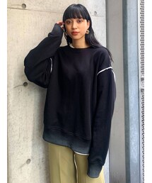 EMODA | レイヤーダメージルーズプルオーバー(Tシャツ/カットソー)