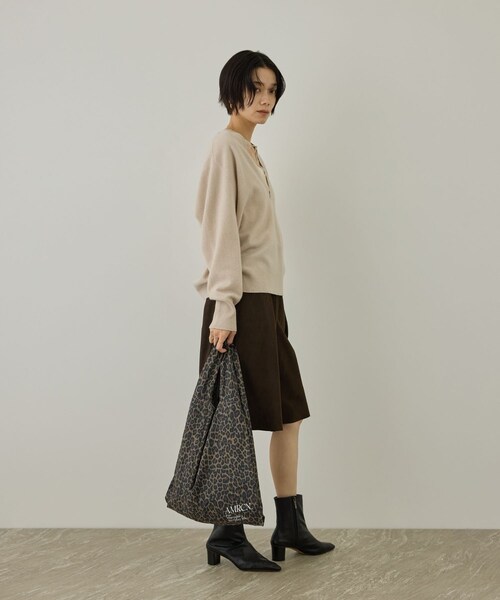 ADAM ET ROPE'(アダムエロペ)の「【Americana(アメリカーナ) for SALON】レオパードエコバッグ L(エコバッグ/サブバッグ・レディース・ベージュ系・F)」の7枚目の写真
