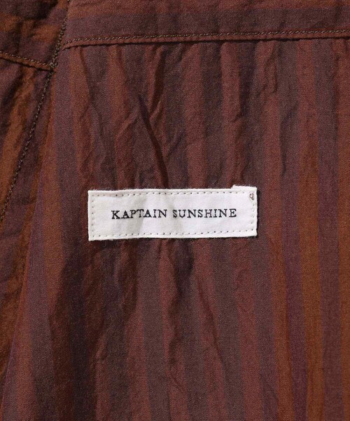 ADAM ET ROPE'(アダムエロペ)の「【KAPTAIN SUNSHINE/キャプテンサンシャイン】Bumpy Stripe Take Easy Jacket(テーラードジャケット・メンズ・キナリ/ダークブラウン・2/3/4)」の14枚目の写真